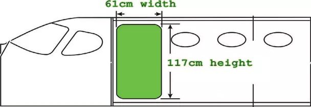 Medevac | Air Ambulance | generous size airplane door